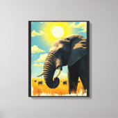 Toile Eléphant (Recto)