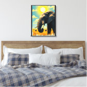 Toile Eléphant (Insitu(Chambre))