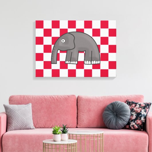 Toile éléphant (Insitu(Salon))