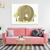 Toile Eléphant (Insitu(Salon))