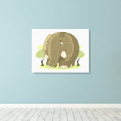 Toile Eléphant (Insitu (Plancher de Bois))