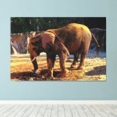 Toile Eléphant 1Design (Insitu (Plancher de Bois))