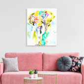 Toile Eléphant à pantalon intelligent (Insitu(Salon))