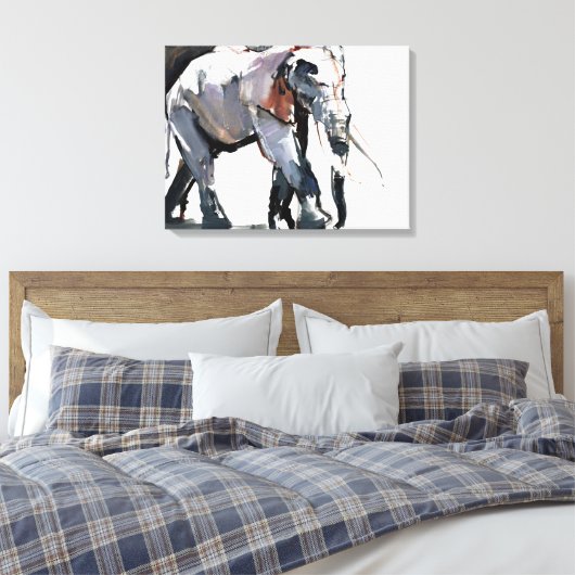 Toile Eléphant africain 2012 (Insitu(Chambre))