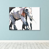 Toile Eléphant africain 2012 (Insitu (Plancher de Bois))