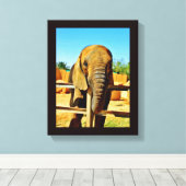 Toile Elephant amical (Insitu (Plancher de Bois))