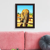 Toile Elephant amical (Insitu(Salon))