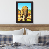 Toile Elephant amical (Insitu(Chambre))