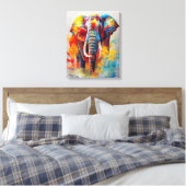 Toile Elephant Animal Discovery Aventure Nature Planet (Insitu(Chambre))