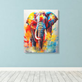 Toile Elephant Animal Discovery Aventure Nature Planet (Insitu (Plancher de Bois))