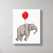 Toile Eléphant avec ballon (Recto)