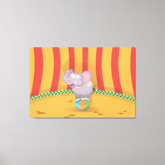 Toile Éléphant de cirque (Recto)