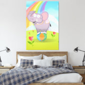 Toile Éléphant de cirque (Insitu(Chambre))