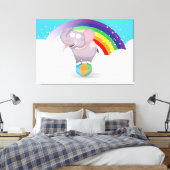 Toile Éléphant de cirque (Insitu(Chambre))