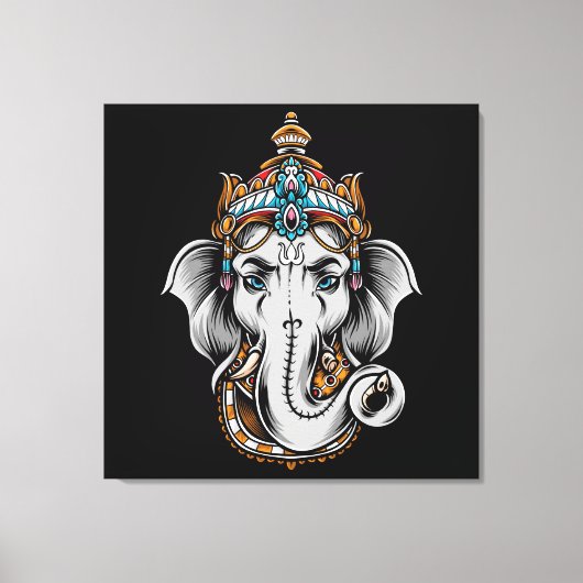 Toile Eléphant de Ganesh (Recto)