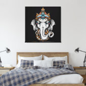 Toile Eléphant de Ganesh (Insitu(Chambre))