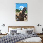 Toile Éléphant Sri Lanka (Insitu(Chambre))