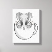 Toile Elephant with Cup (Recto)