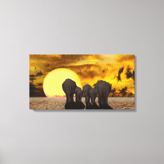 Toile Eléphants (Recto)