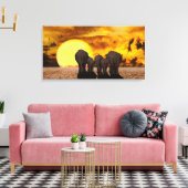 Toile Eléphants (Insitu(Salon))