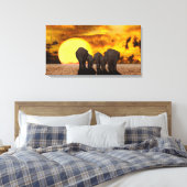 Toile Eléphants (Insitu(Chambre))