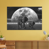 Toile Eléphants (Insitu(Salon))