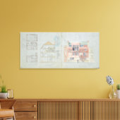 Toile Elevage avant et section pour maison et studio f (Insitu(Salon))