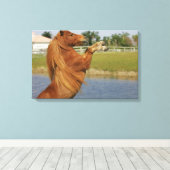 Toile Élevage de chevaux miniatures (Insitu (Plancher de Bois))