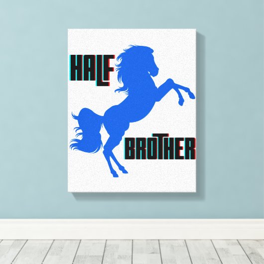 Toile Élevage du cheval demi-frère (Insitu (Plancher de Bois))