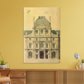 Toile Élévation du Pavillon de l'Horloge (Insitu(Salon))