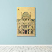 Toile Élévation du Pavillon de l'Horloge (Insitu (Plancher de Bois))