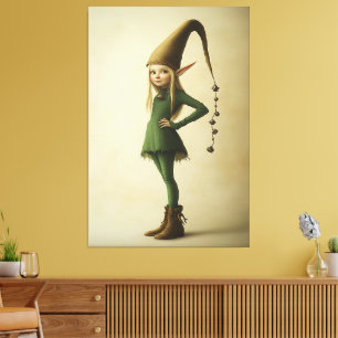Toile Elfe forestier enchanté