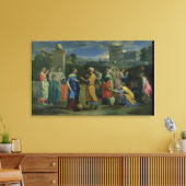 Toile Eliezer and Rebecca at the Well, 1648 (oil on canv (Insitu(Salon))