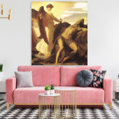 Toile Elijah en nature par Lord Frederic Leighton (Insitu(Salon))