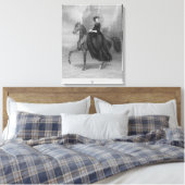 Toile Élisabeth d'Austria on horse (Insitu(Chambre))
