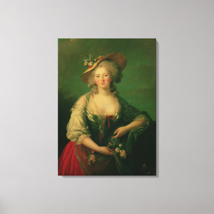 Toile Elisabeth de France a appelé Madame Elizabeth