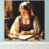 Toile "Elisabeth", "Le Jeune Scholar" (Insitu (Plancher de Bois))