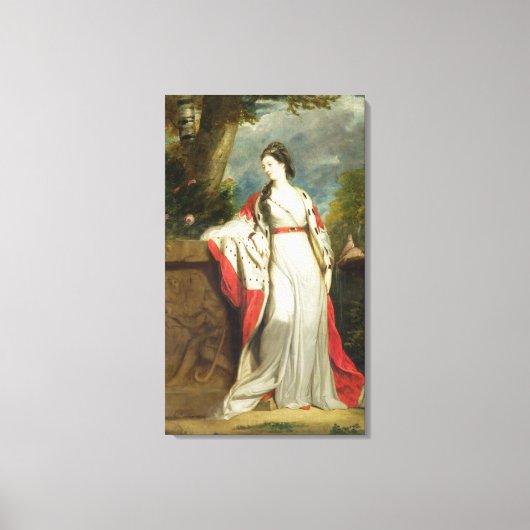 Toile Elizabeth Gunning, duchesse de Hamilton et duchess (Recto)