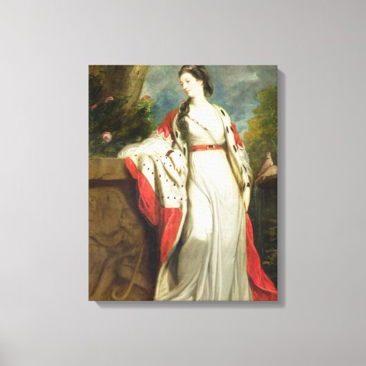 Toile Elizabeth Gunning, duchesse de Hamilton et duchess (Recto)