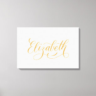 Toile Elizabeth - Moderne Calligraphie Nom Design