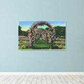 Toile Elizabeth Park Vue des arches Roses (Insitu (Plancher de Bois))