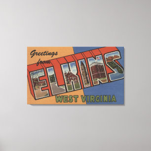Toile Elkins, la Virginie Occidentale - grandes scènes