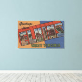 Toile Elkins, Virginie-Occidentale - Scènes de grandes l (Insitu (Plancher de Bois))