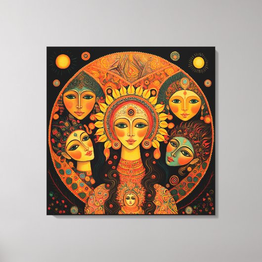 Toile Elle a des femmes dans son coeur et dans son âme (Recto)