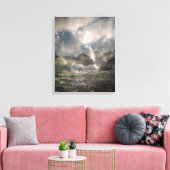 Toile Elle émerge du noir (Insitu(Salon))