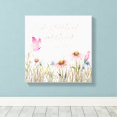 Toile Elle est terrifiante et merveilleusement faite - N (Insitu (Plancher de Bois))