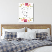 Toile Elle est vêtue de force et de dignité | Écriture (Insitu(Chambre))