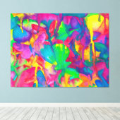 Toile Elle Obtient Un Papillon Lumineux (Insitu (Plancher de Bois))