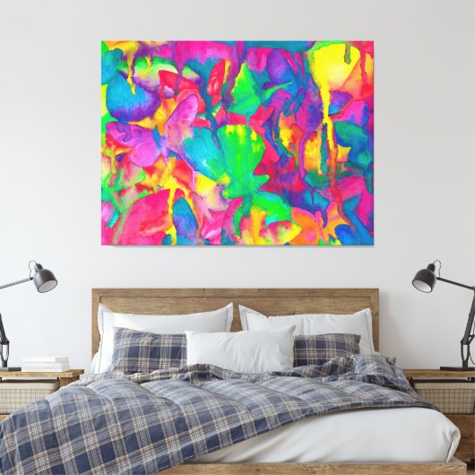 Toile Elle Obtient Un Papillon Lumineux (Insitu(Chambre))