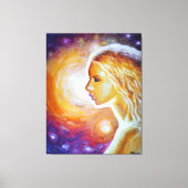 Toile Elle regarde les étoiles (Recto)